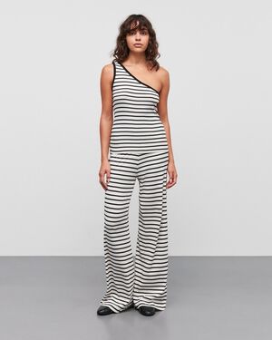 2x2 Cotton Stripe Kitty Top