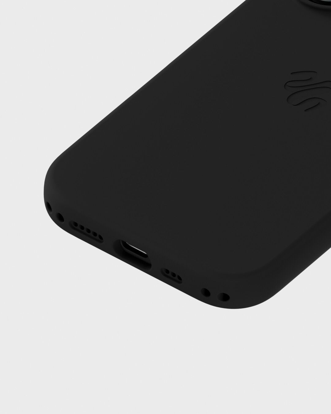 Silicone Case MagSafe Compatible iPhone 16 Black