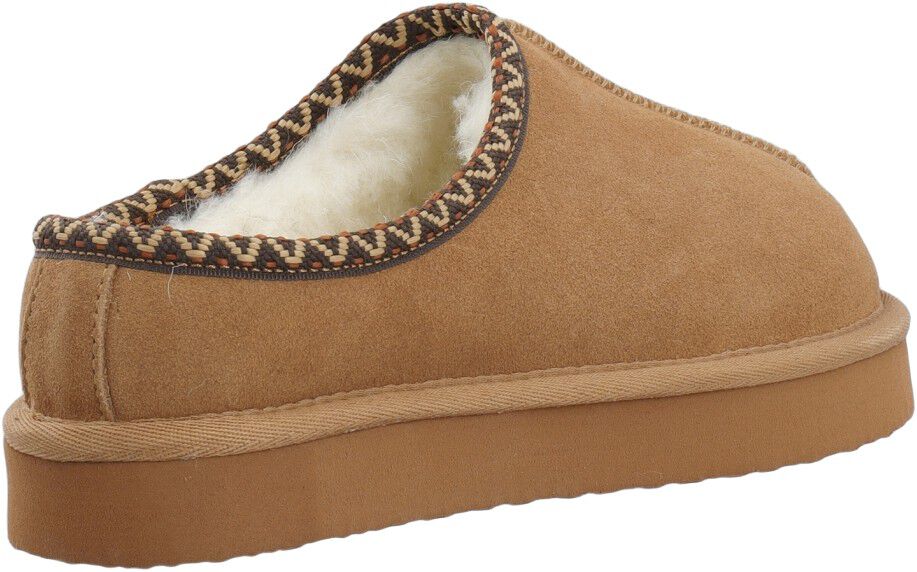 BIASNOW Flatform Binded Slip In Shoe Suede