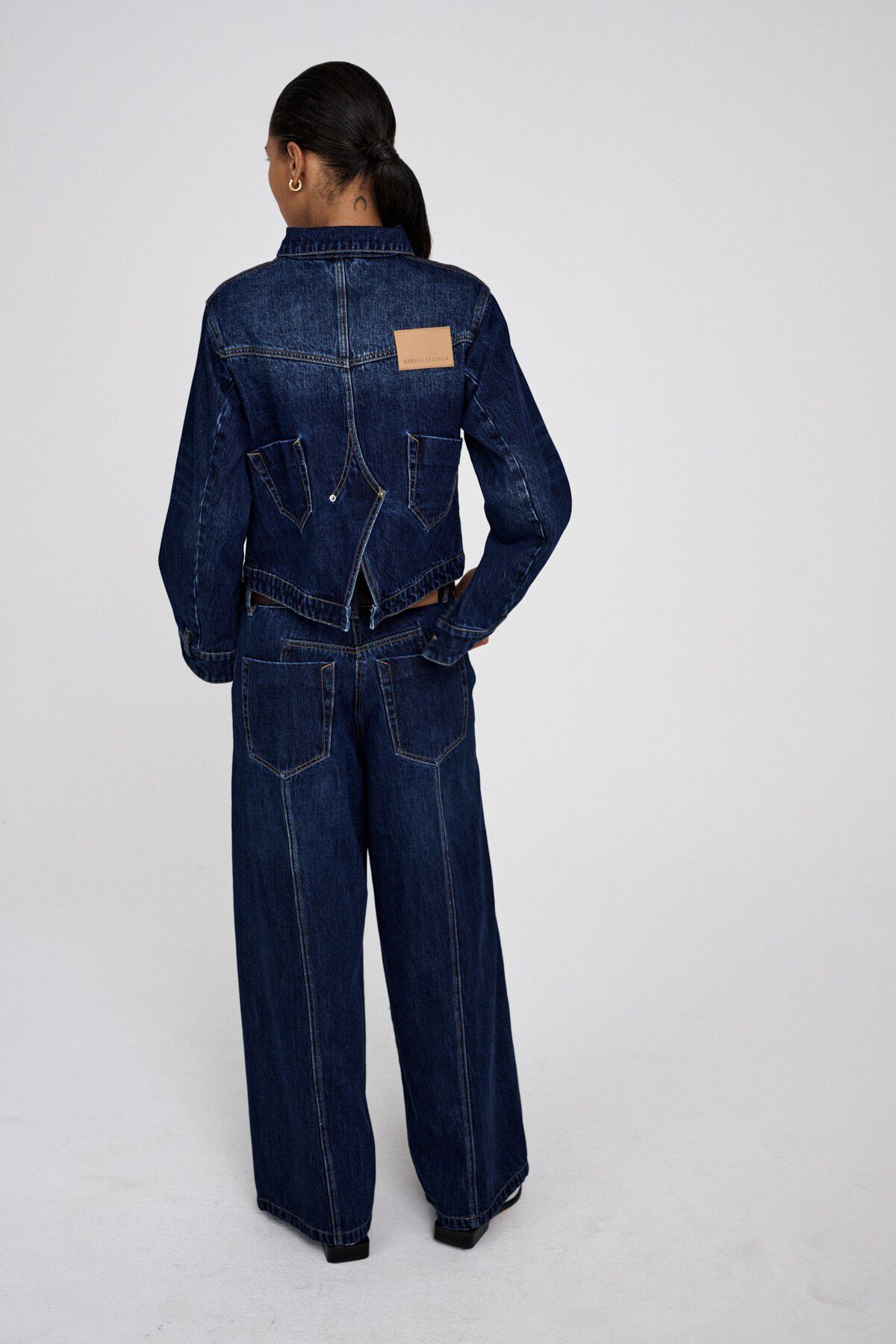 Patchwork denim jacket - Janny