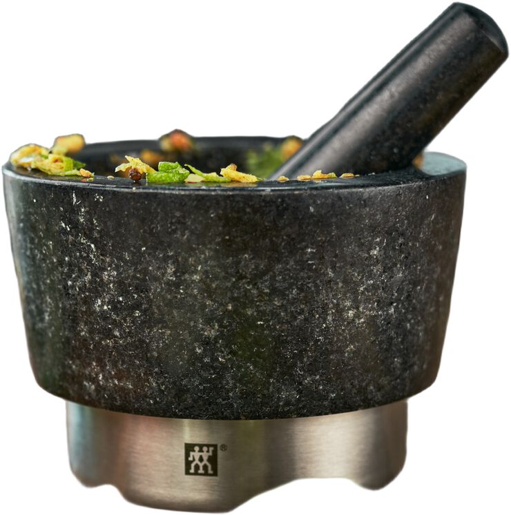 Mo mortelstöt 15 Svart Rund