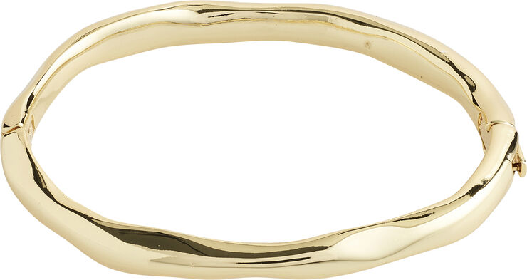 LIGHT recycled bangle gold-plated