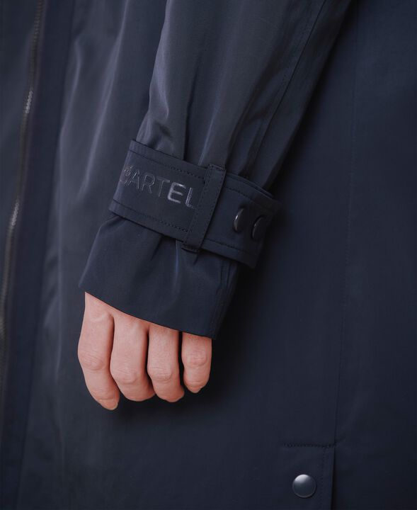 Palermo sportivo trench coat - Sand/Flame