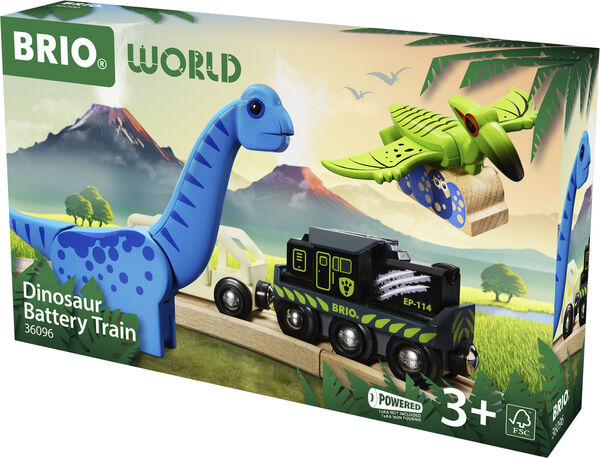 Brio Dino batteri Tog