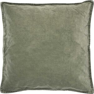 Pudebetræk velour oliven