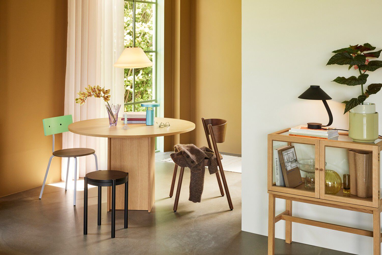 BringMe Portable Lamp Mini Metallic Turquoise