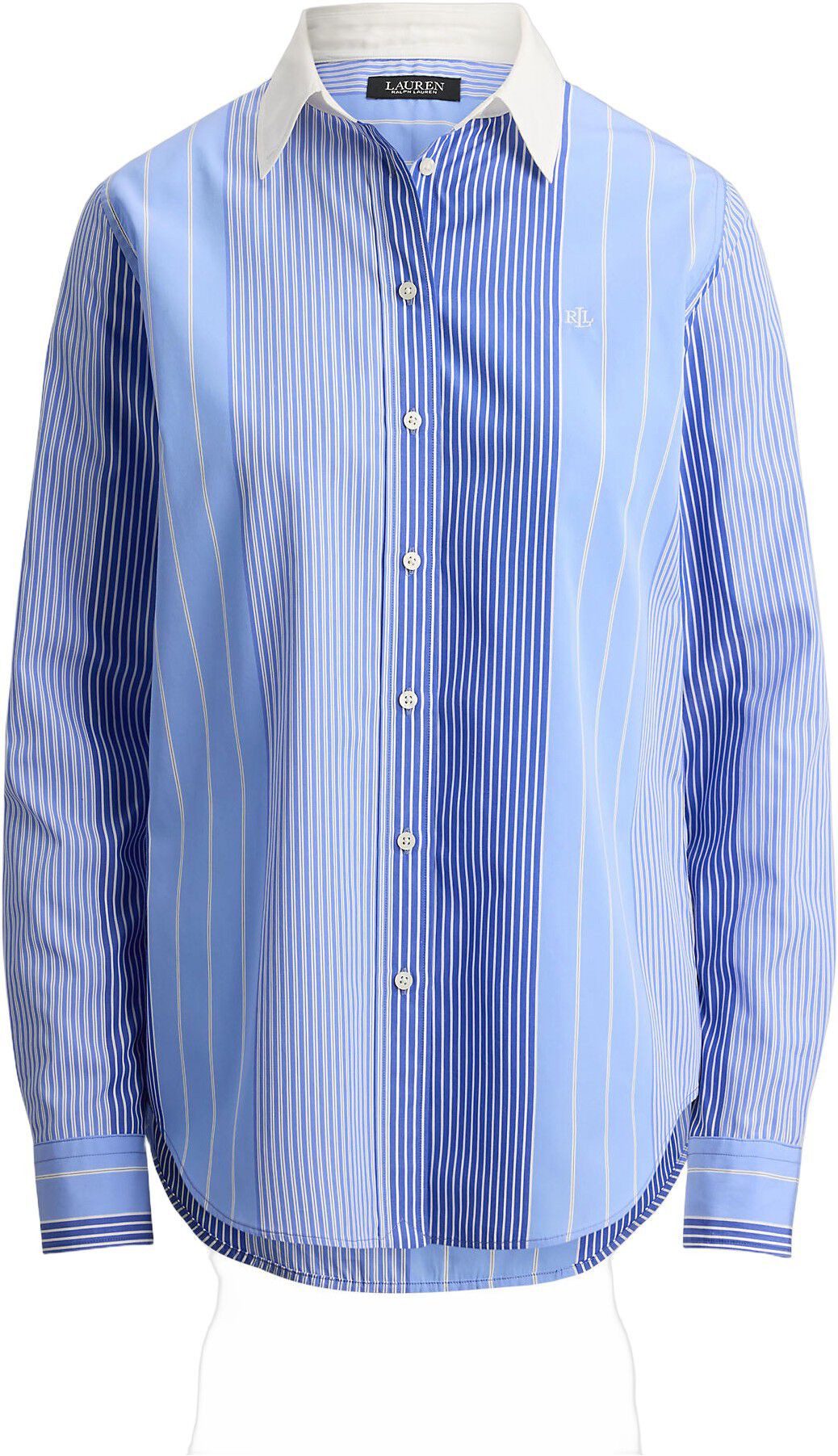 Classic Fit Striped Broadcloth Shirt