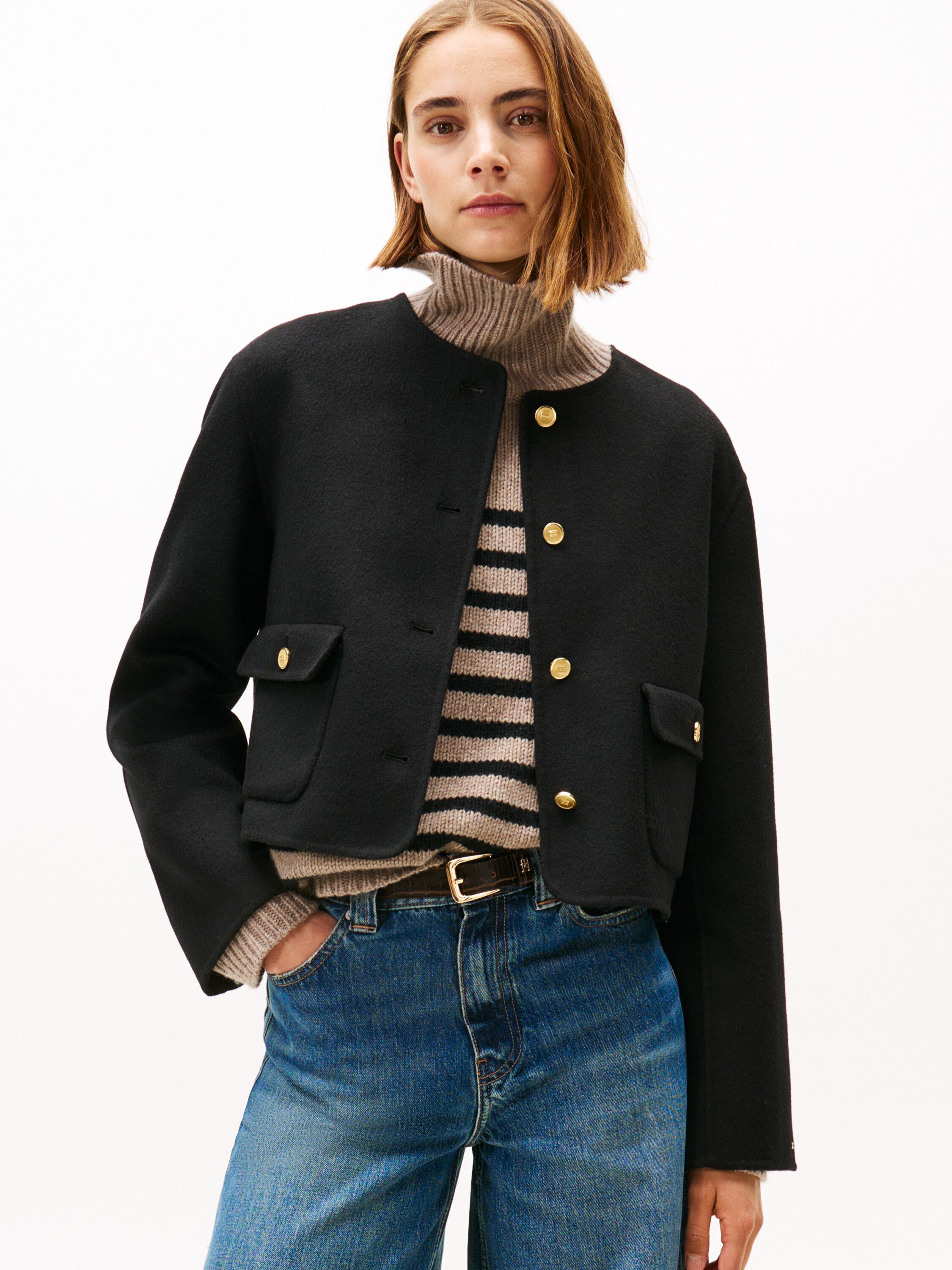 DF WOOL BLEND REG LADY JACKET