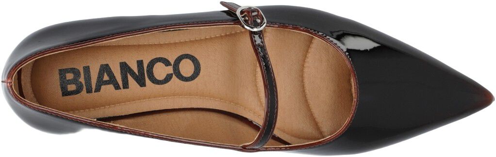 BIABARI Mary Jane Faux Leather