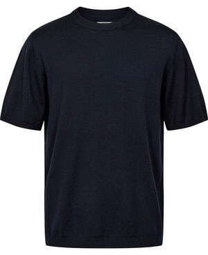 Morgan 5 Loose fit strikket t-shirt - 100% merinould RWS