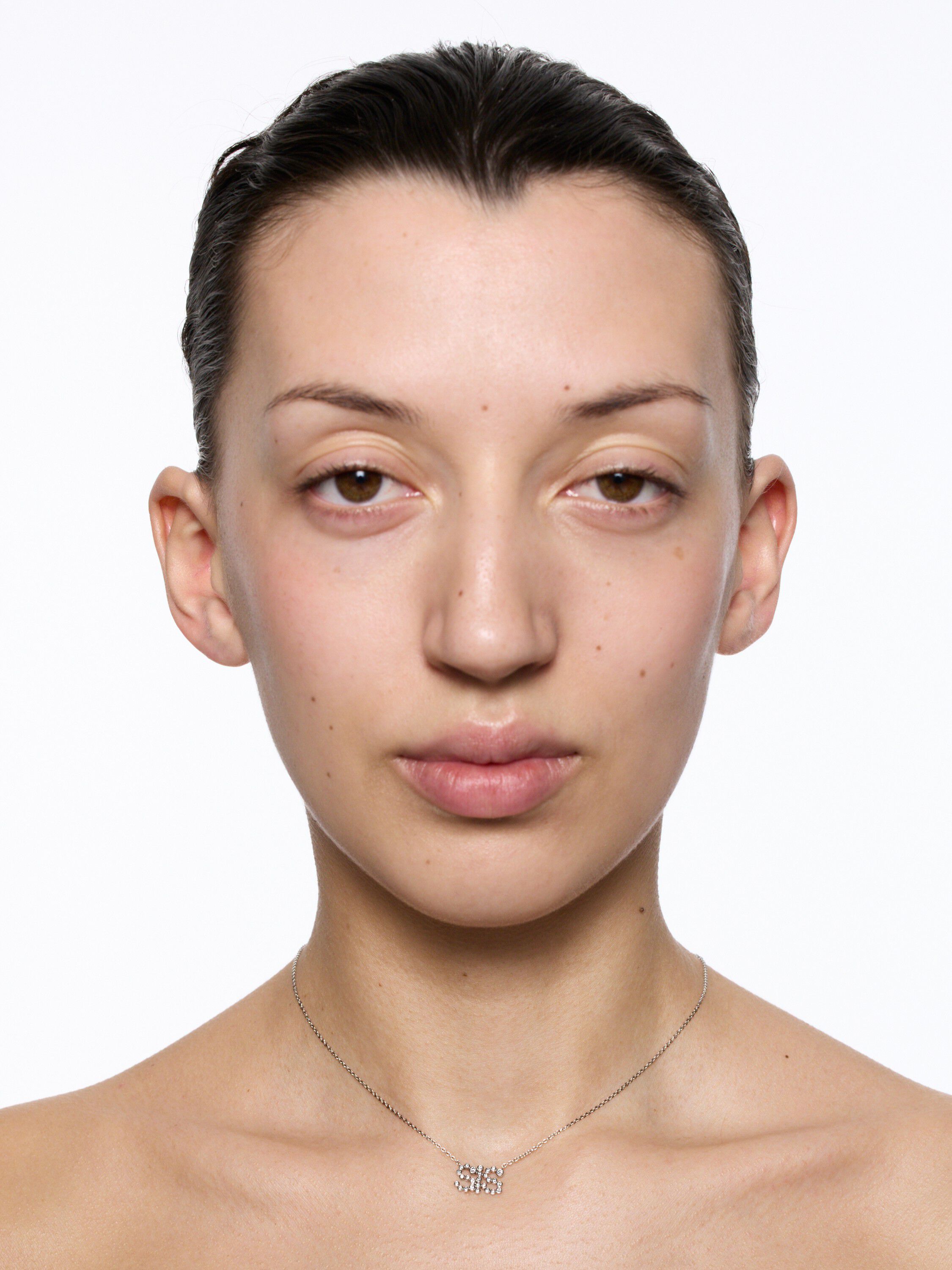 SIS Collet Necklace Silver
