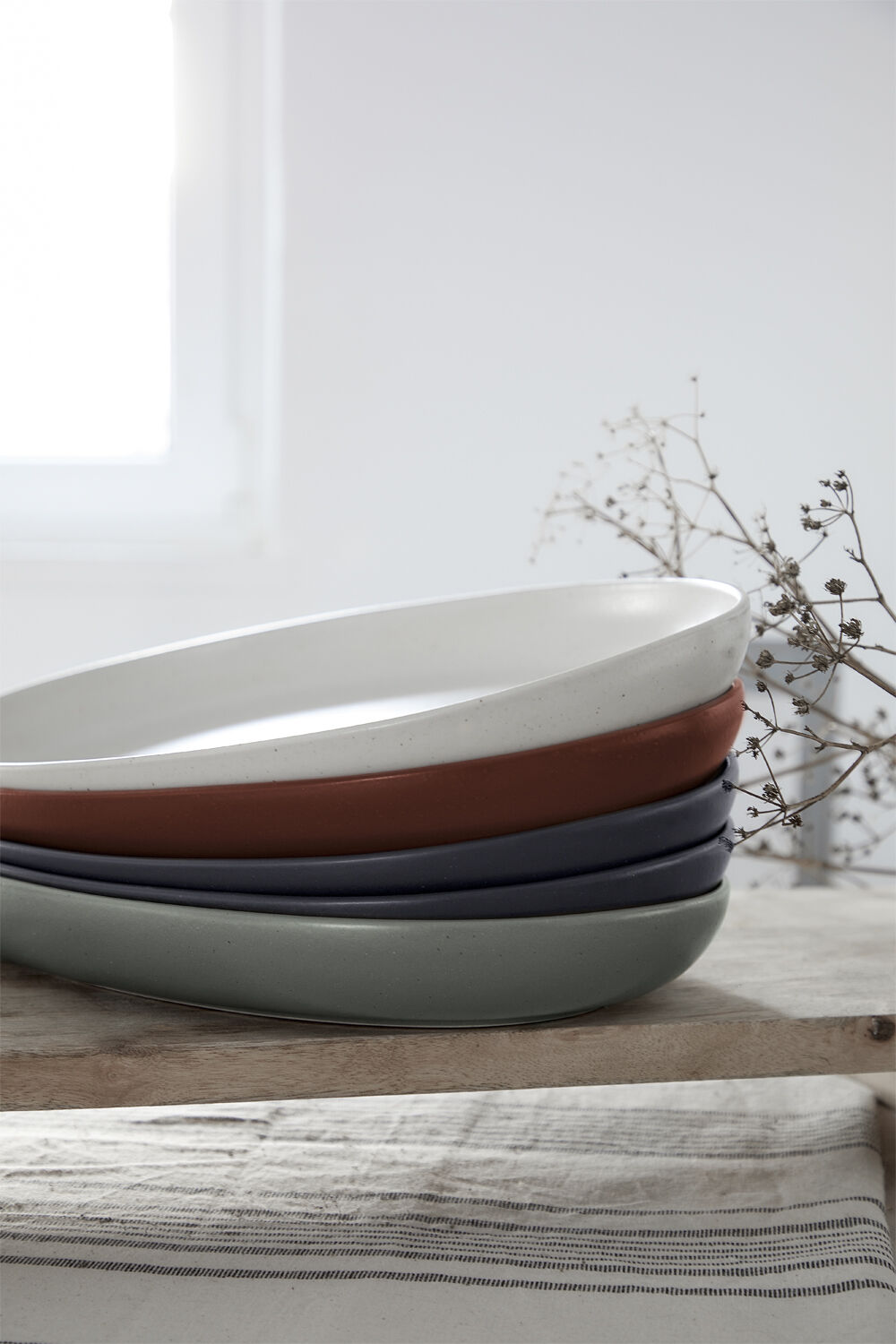 "Tallerken flat Pacifica 16 cm Vanilla Keramikk"