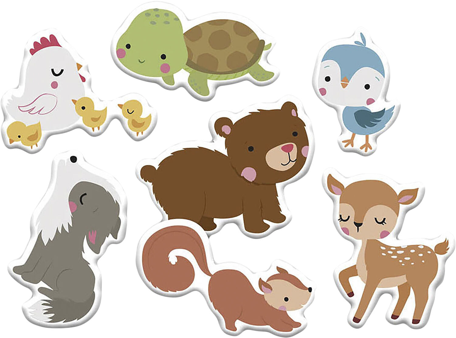 Auzou - Magnetisk leges&aelig;t - Dyreunger