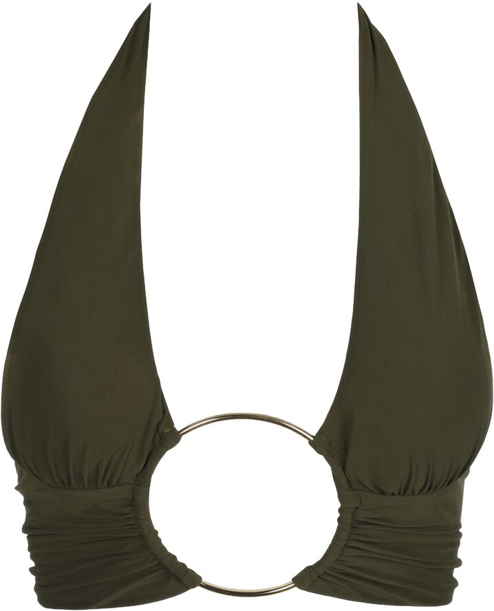 Lita padded triangle bikini top