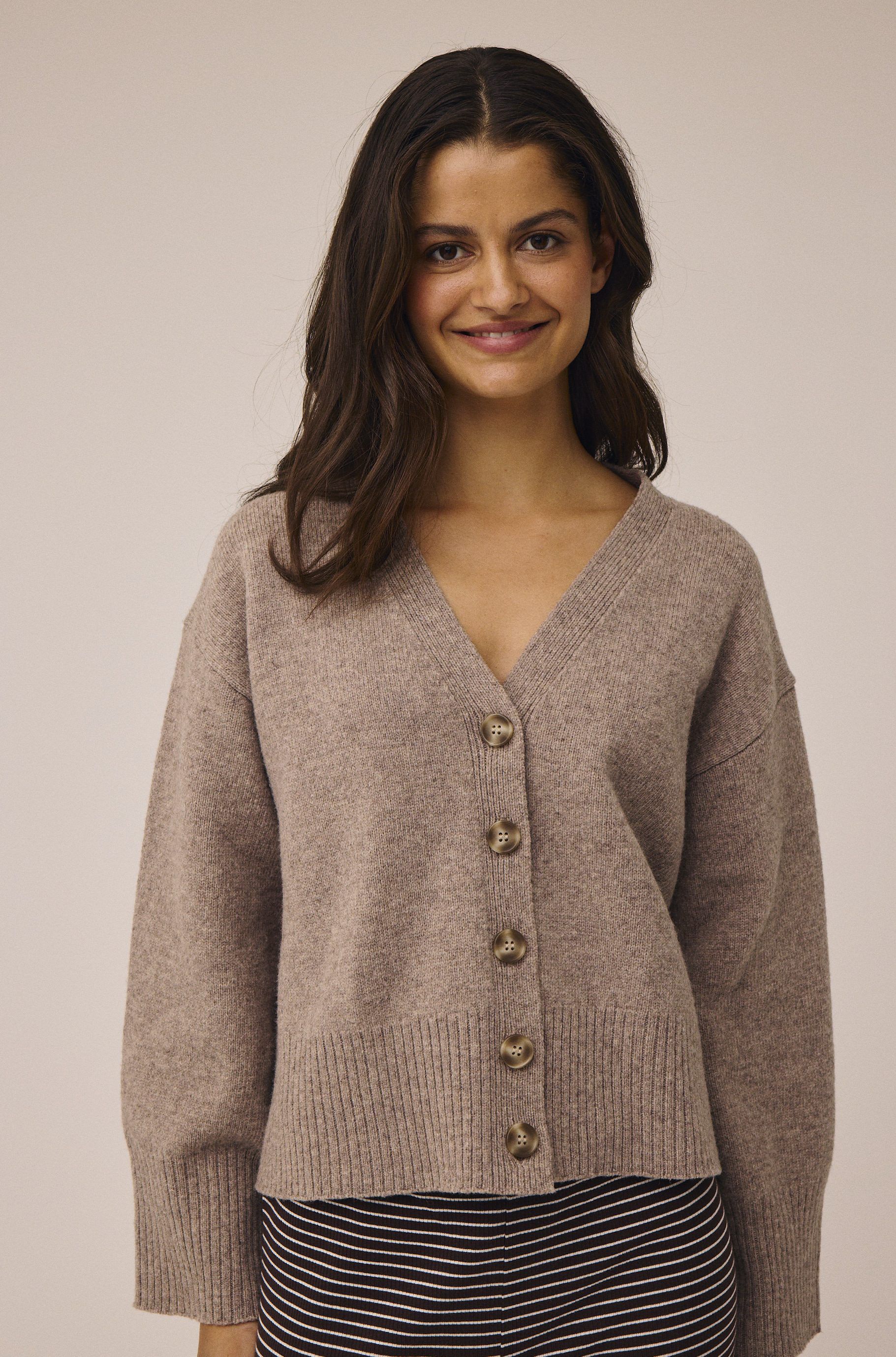 Giselle 3 Cardigan - 100% Uld RWS