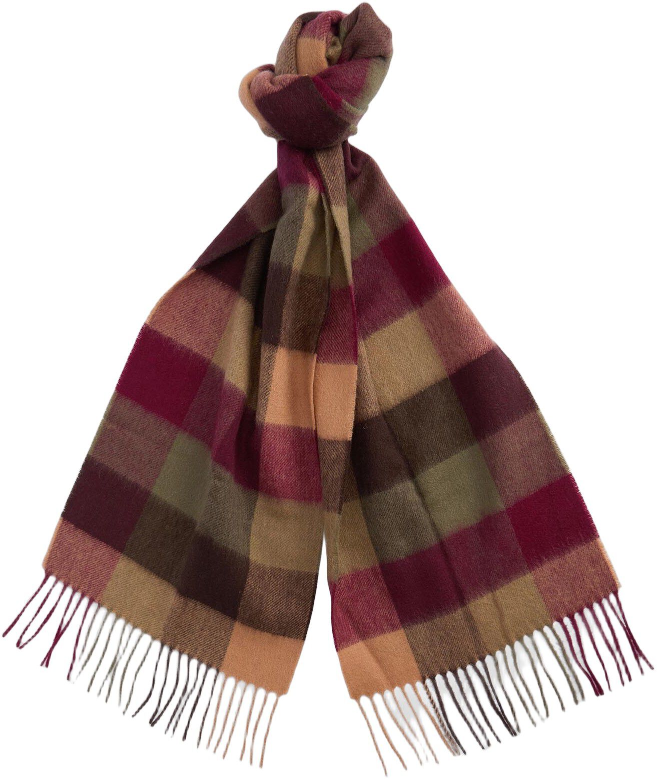 Barbour Lambswool Tattersall Scarf