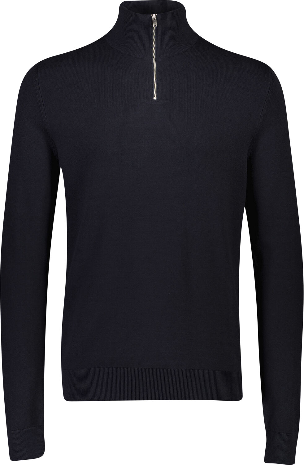 Ecovero half zip L/S knit