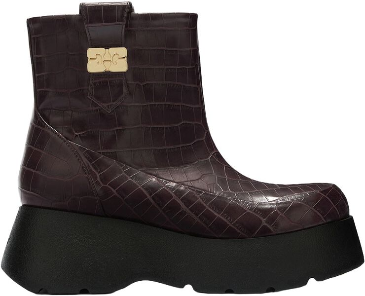 Kat Low Boot Croco