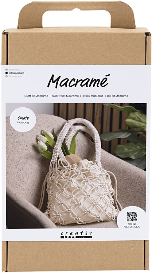 DIY Kit Macramé, Taske