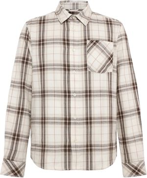 Dune regular check flannel shirt