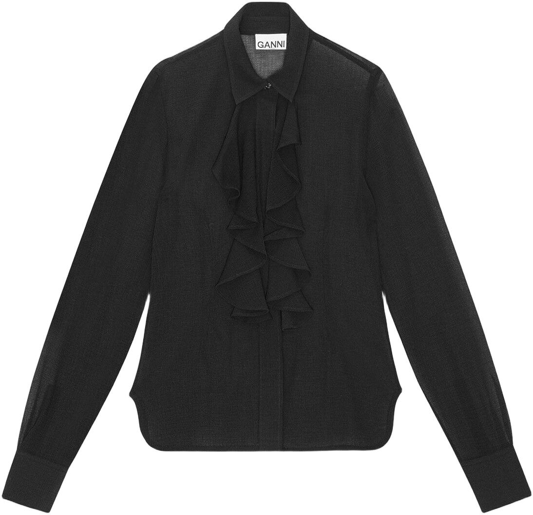 Chiffon Ruffle Shirt