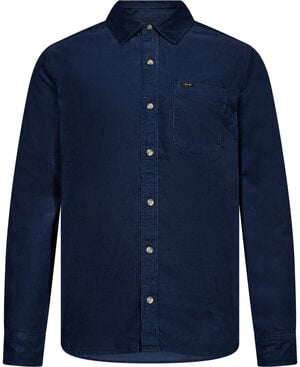 LEESURE_SHIRT DRESS_BLUES