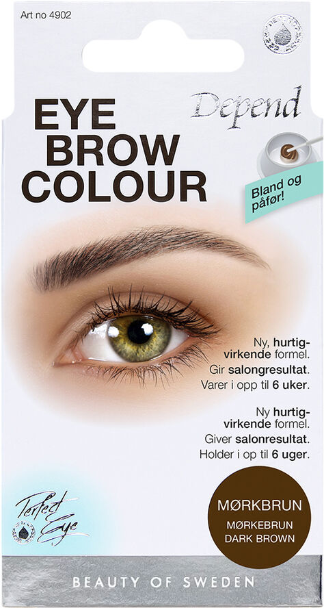 Eyebrow col. Dark brown NO/DK