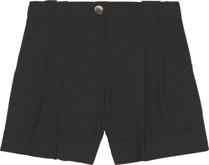 Shorts i melerat, löst hängande tyg