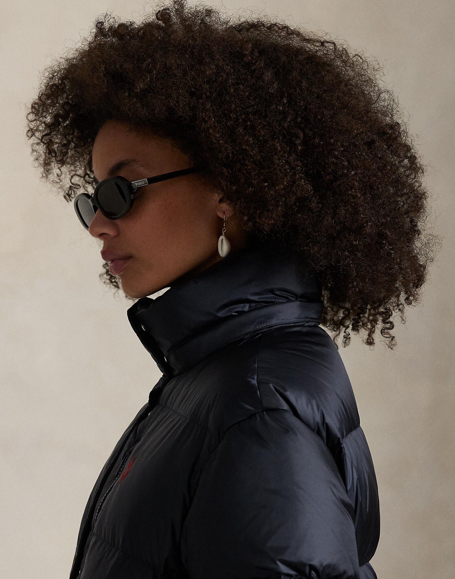 Water-Repellent Quilted Down Jacket
