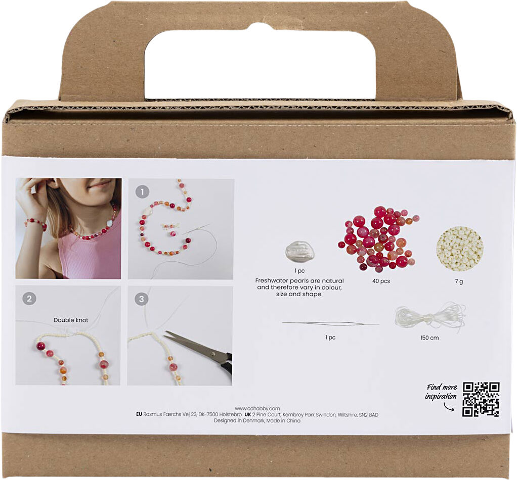 Mini DIY Kit Smykker, Halsk&aelig;de og armb&aring;nd