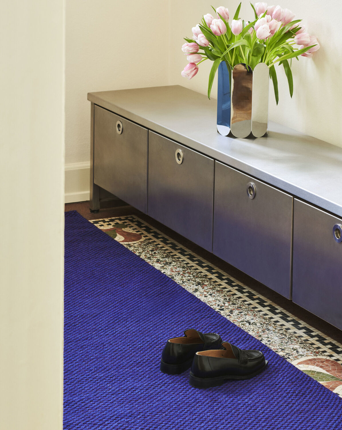 Moir&eacute; Runner-L200 x W80-Purple