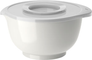 Margrethe-skål med visplock 3L Vit