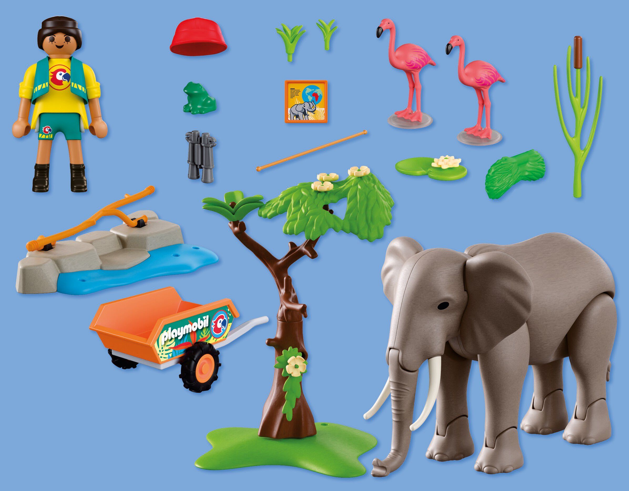 Elephant with Zookeeper
