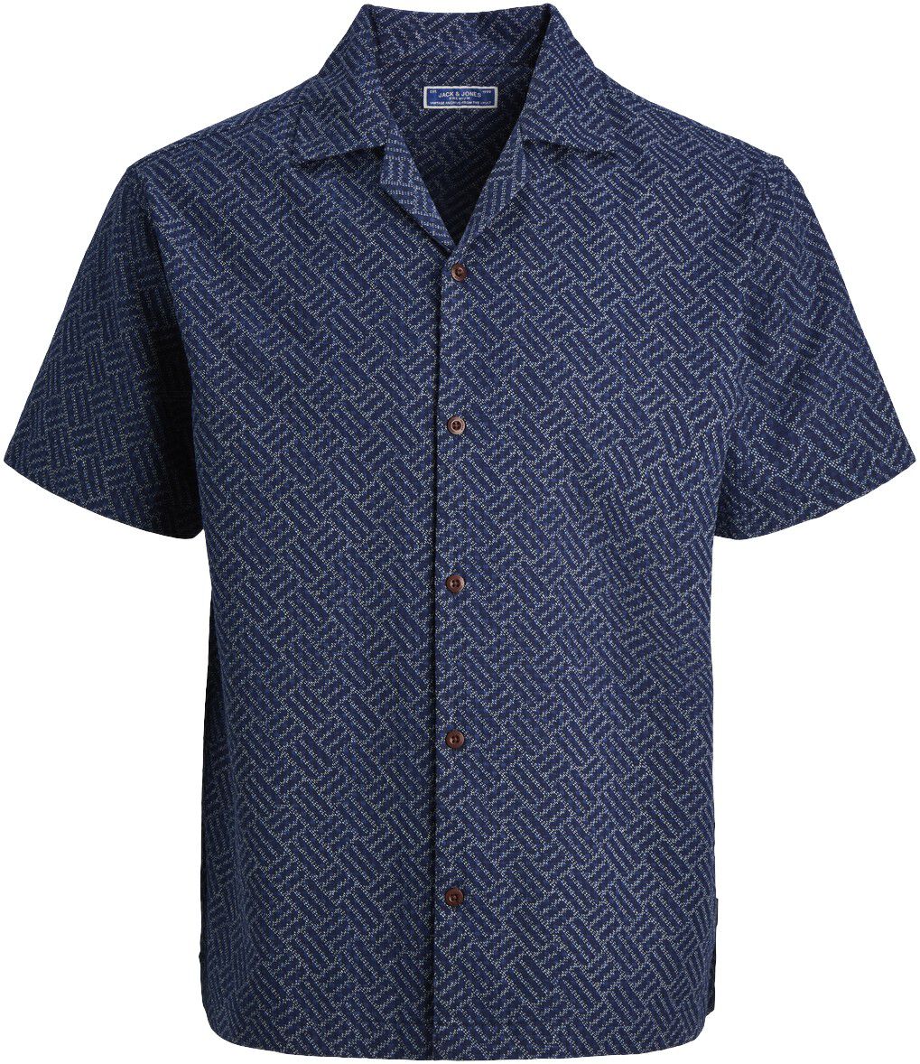 Jprbluwinson Print Dobby S/S Shirt Ln