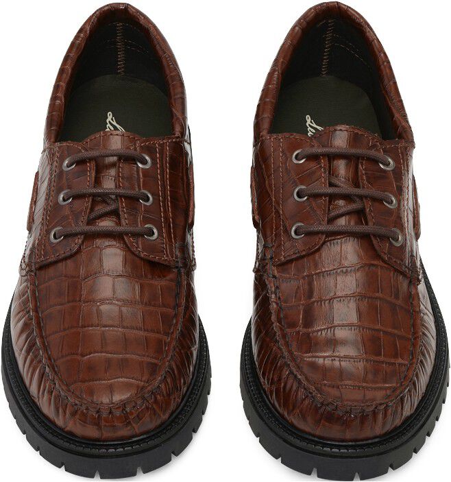 Taylor Croco Boat Shoe