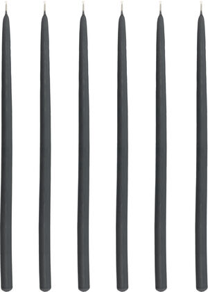 Stearinljus Altri 30 cm 6 st Svart Paraffin