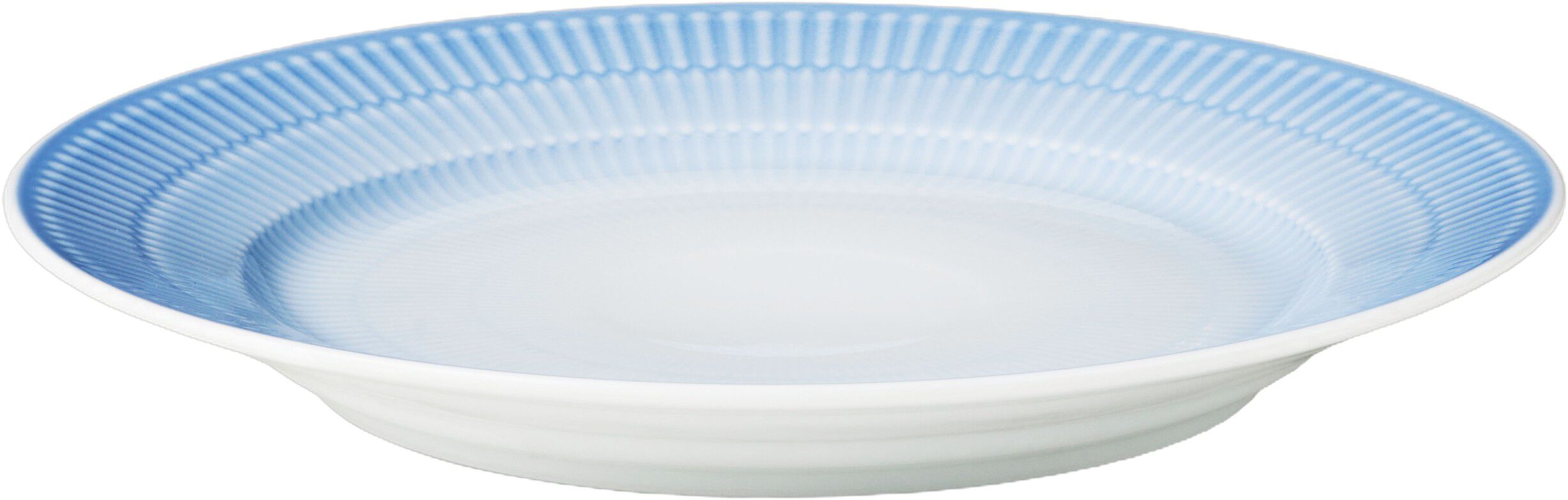 Iris tallerken, bl&aring;, 22 cm