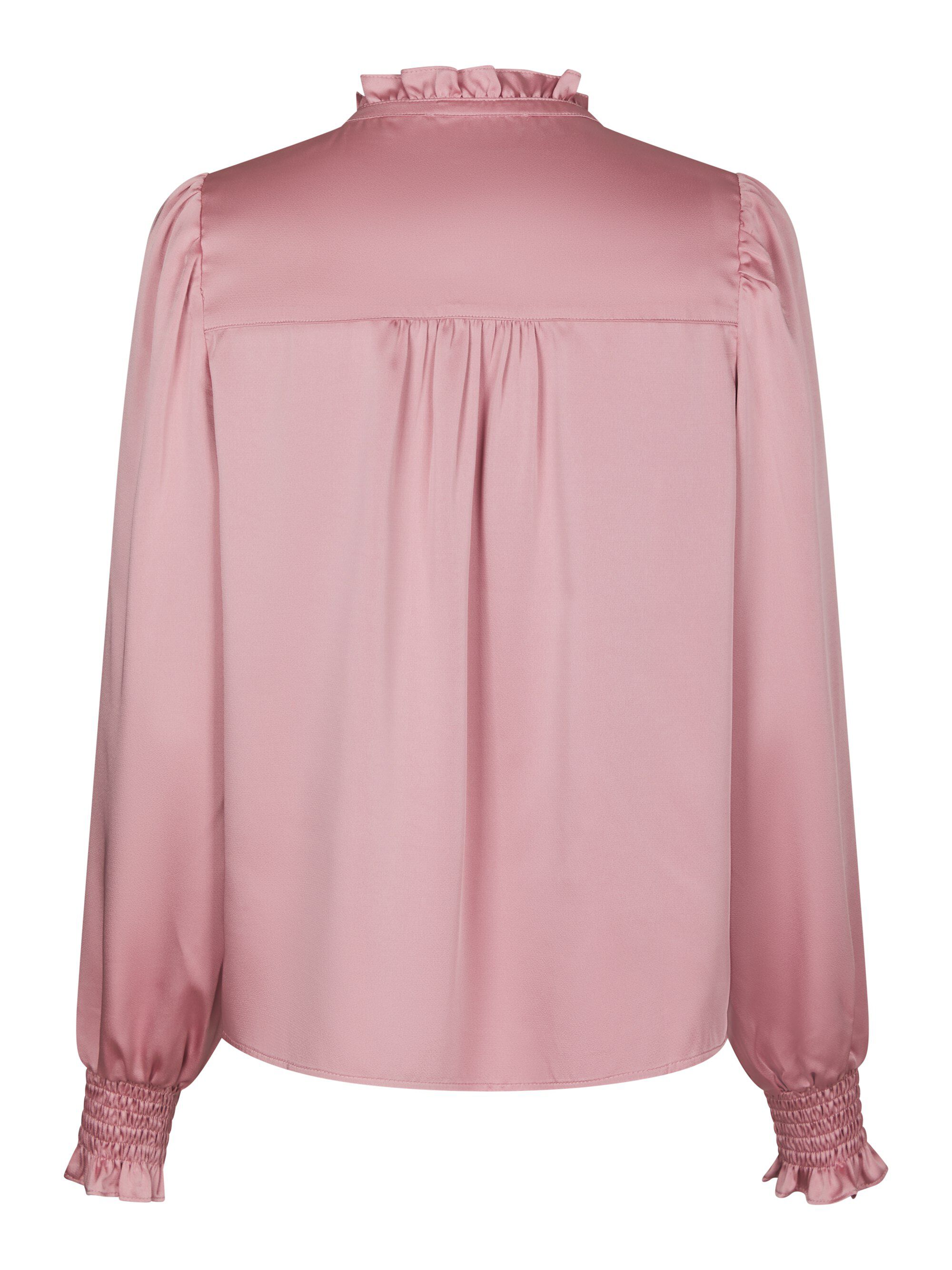Delsie Drapy Sateen Blouse