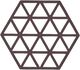 Grytunderlägg Triangles 16 x 14 x 0,9 cm Kalamata Silikon