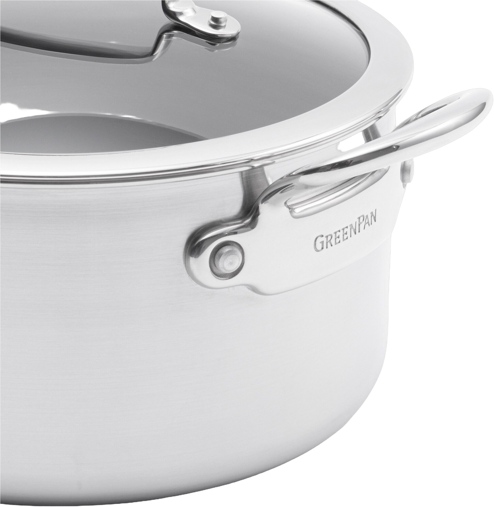 GreenPan Premiere 5PLY SS Casserole 18cm/2,1L