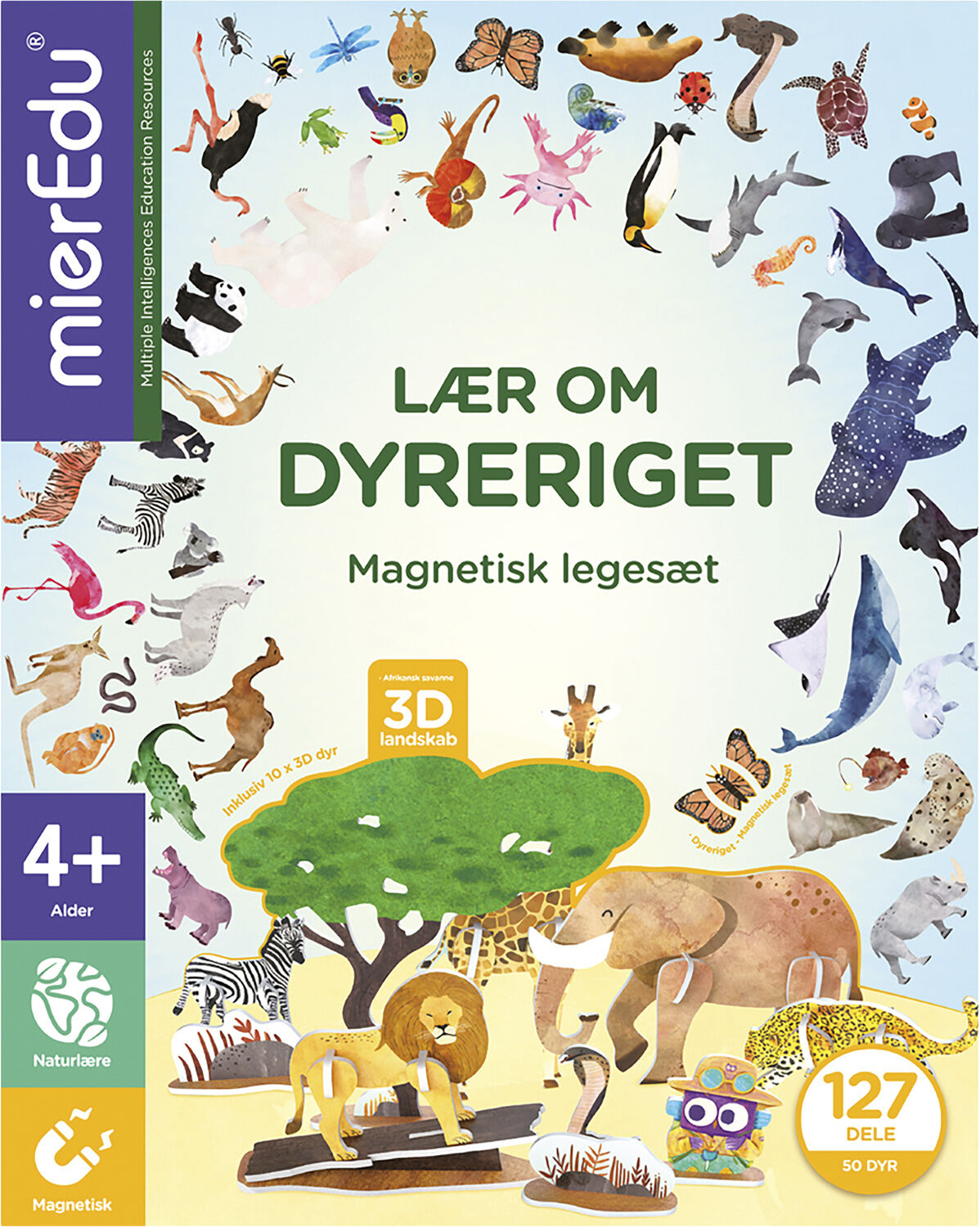 mierEdu - Magnetisk leges&aelig;t - L&aelig;r om dyreriget
