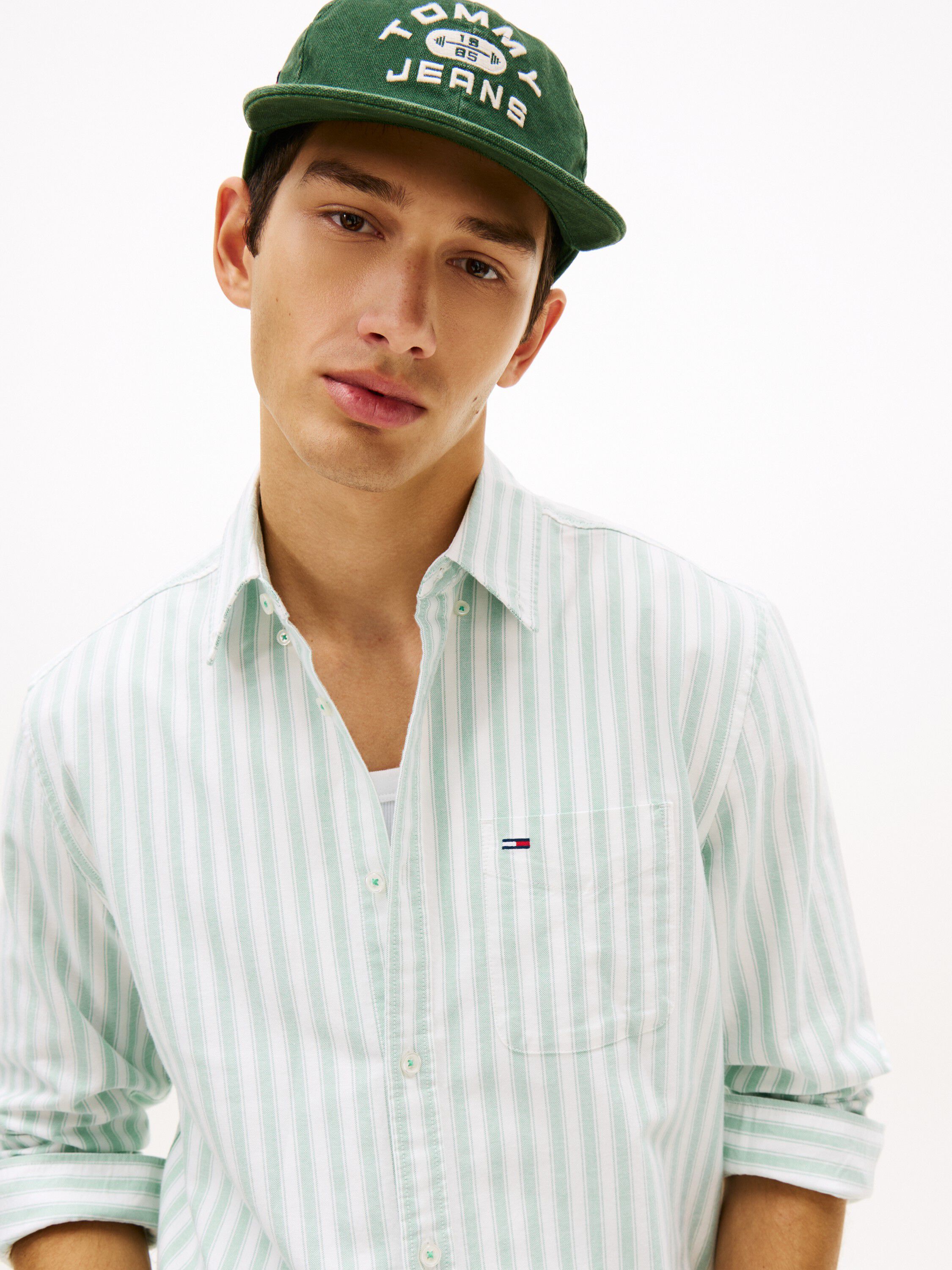 Regular Fit Stripe Oxford Shirt