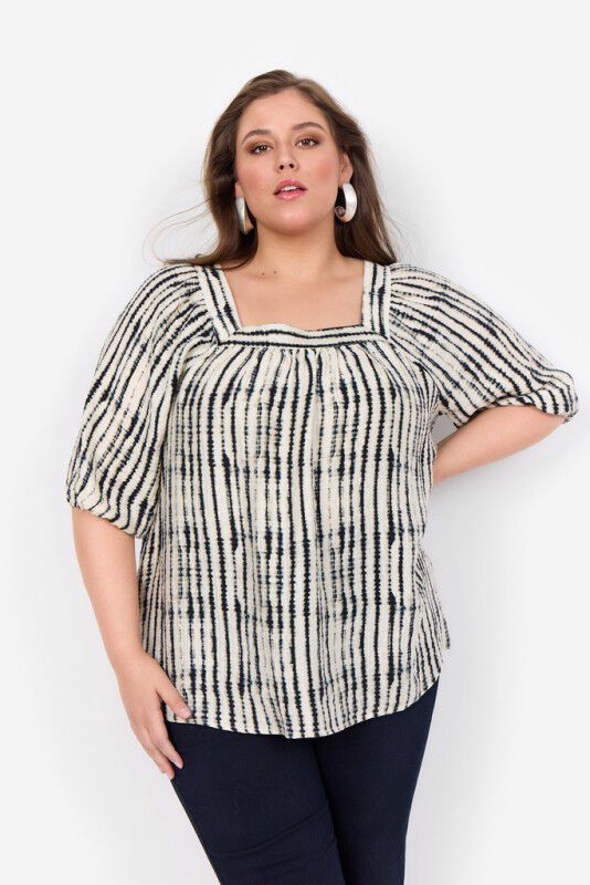 Curvy WA-VARINKA 2 Bluse Creme
