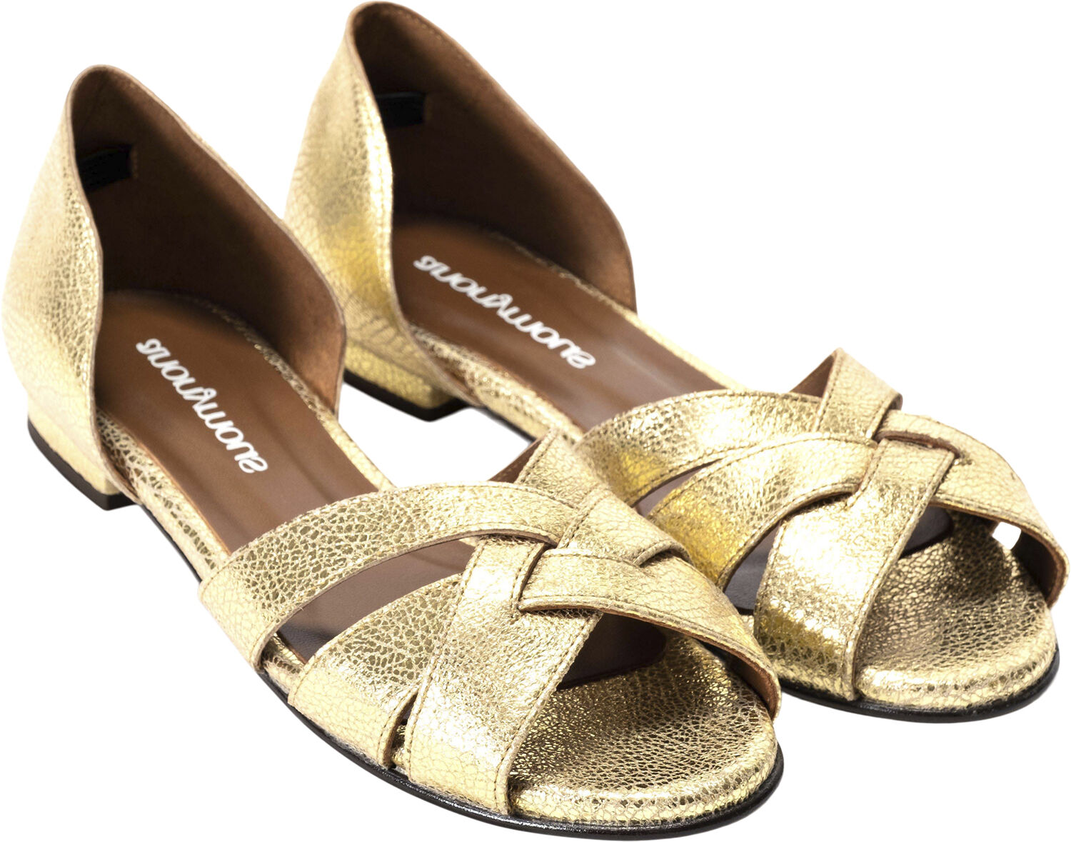 Sanni 20 Crackled metallic goat