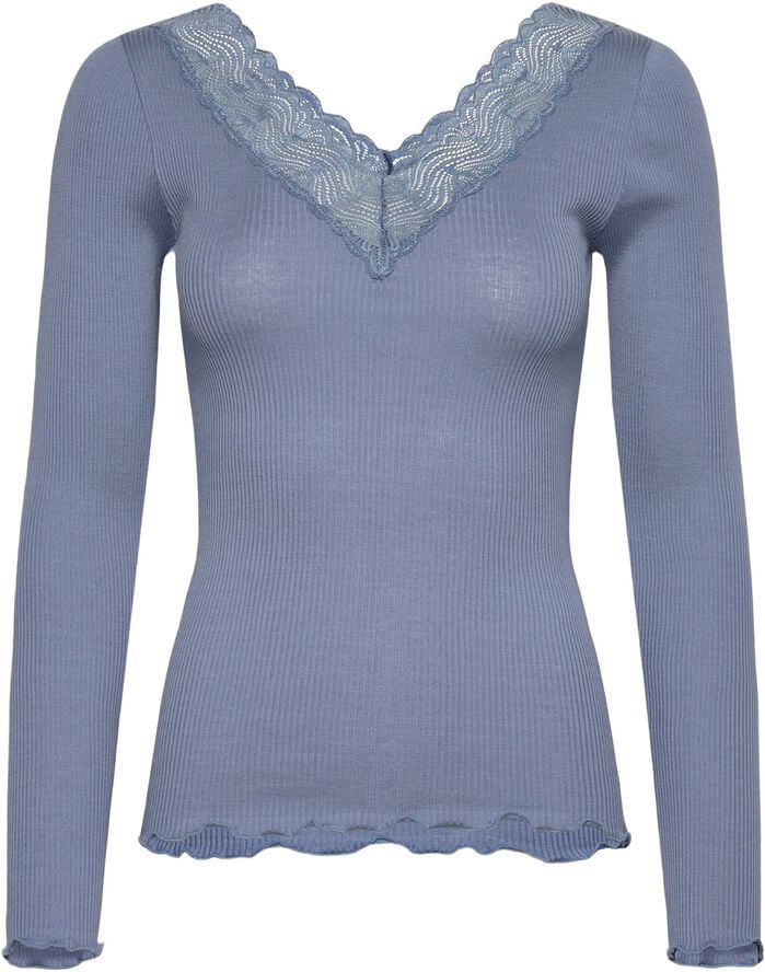 RWBeatha Silk LS V-neck T-shirt