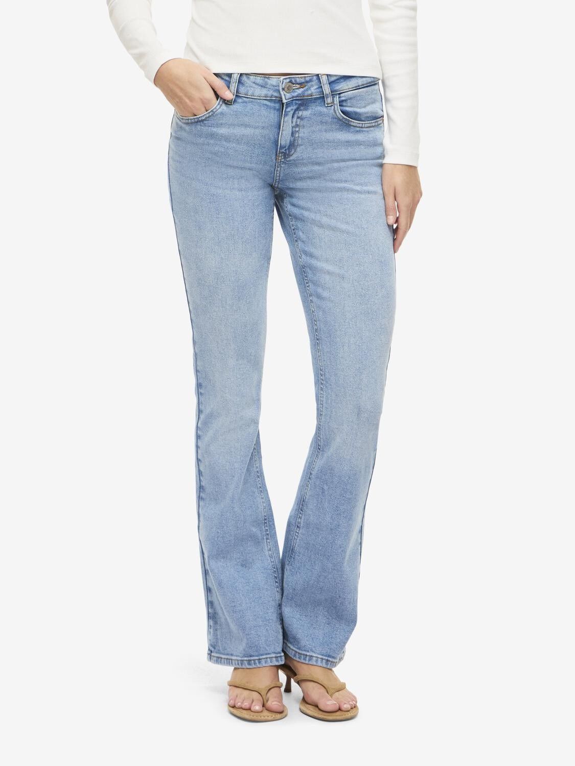 Nmremi Lw Engineered Flared Jeans