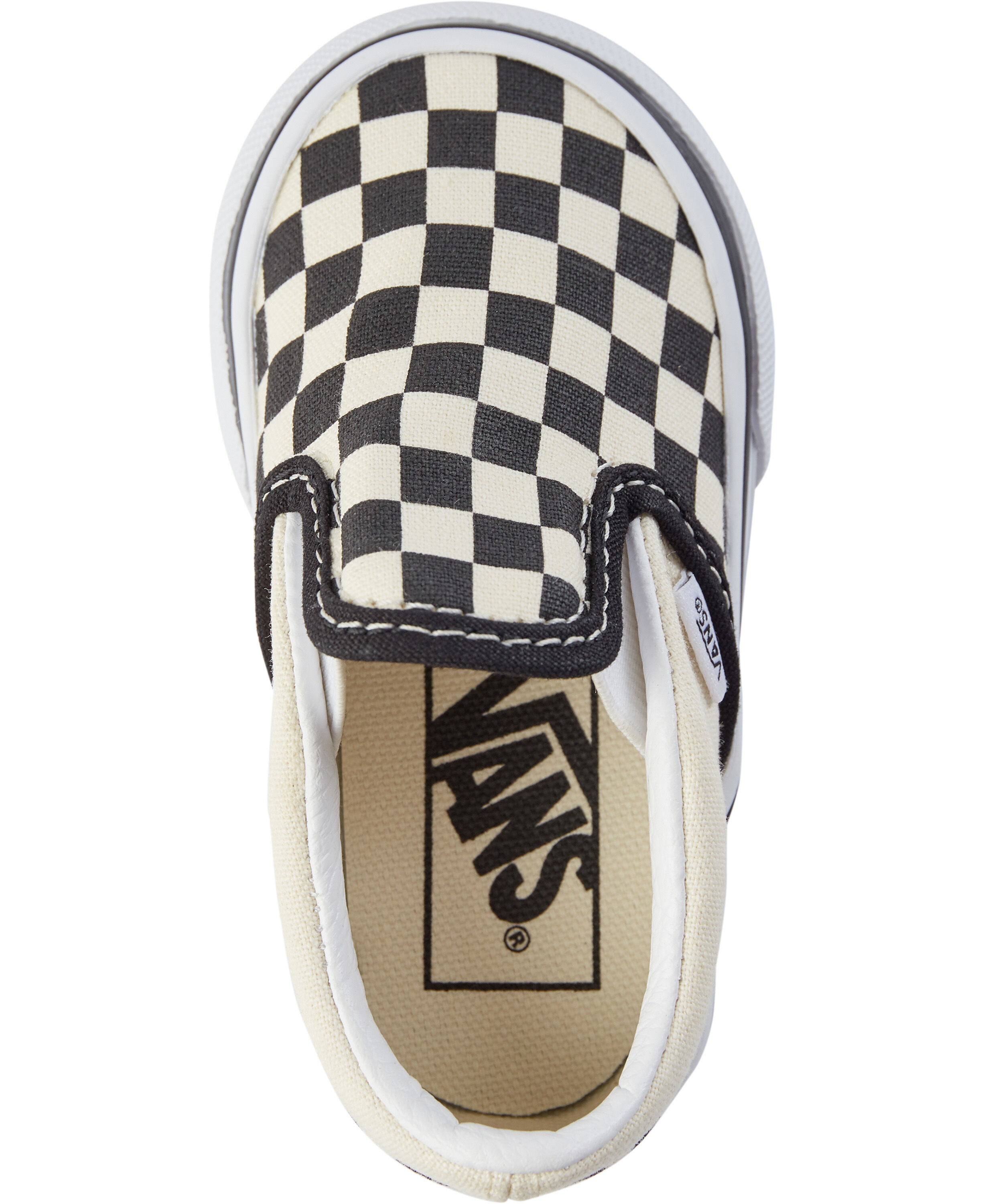 TD Classic Slip-On Blk&WhtChckerboa