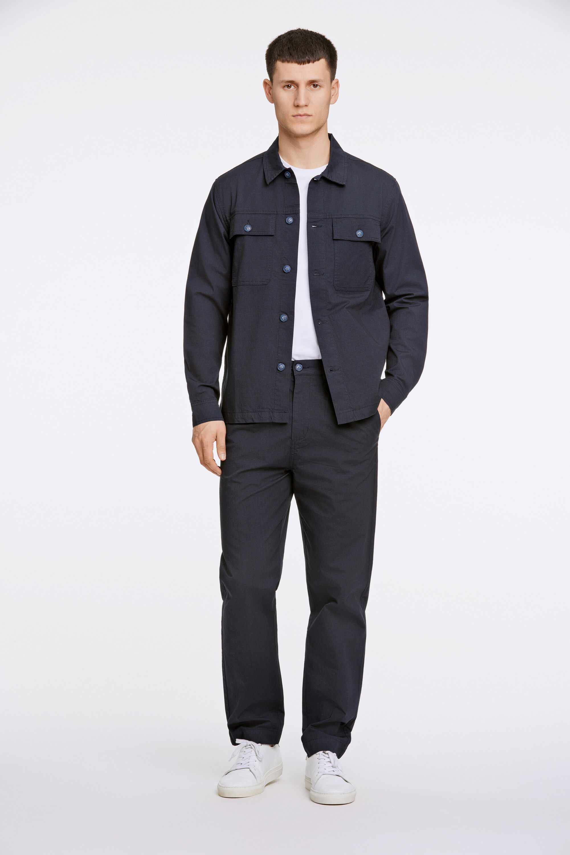 Rip stop overshirt L/S