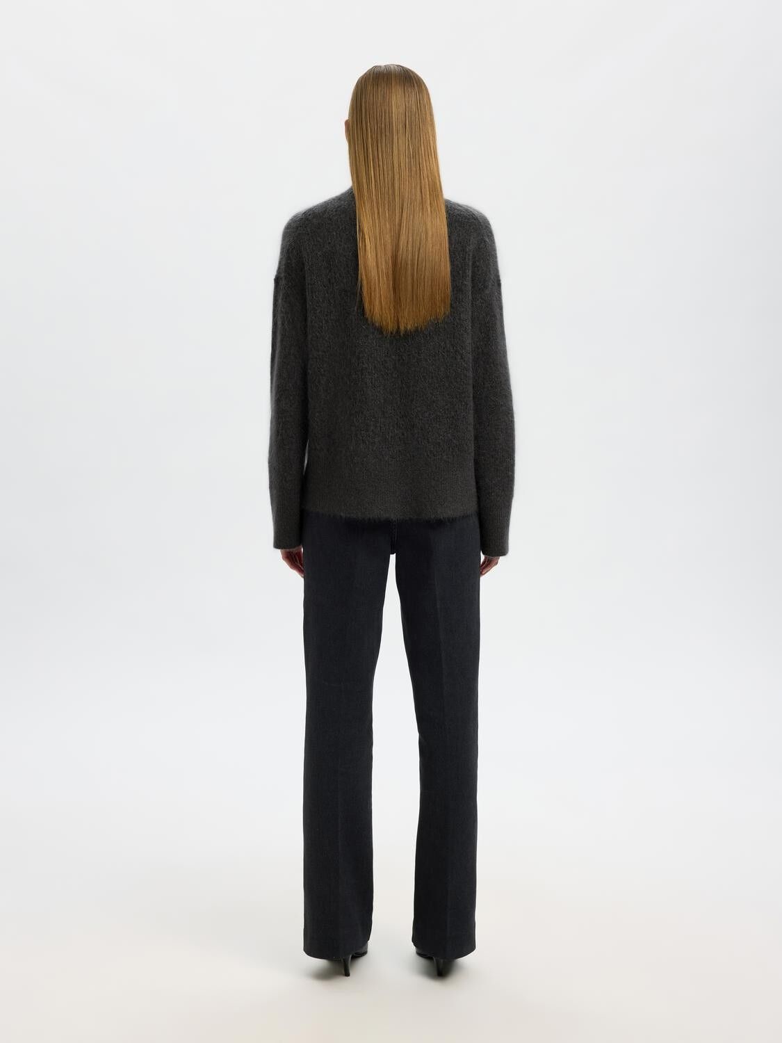 SLFMIRA MOHAIR LS KNIT HIGH-NECK