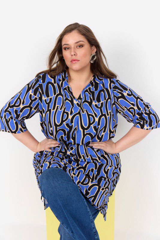 Curvy WA-VALERA 3 Tunika Bl&aring;